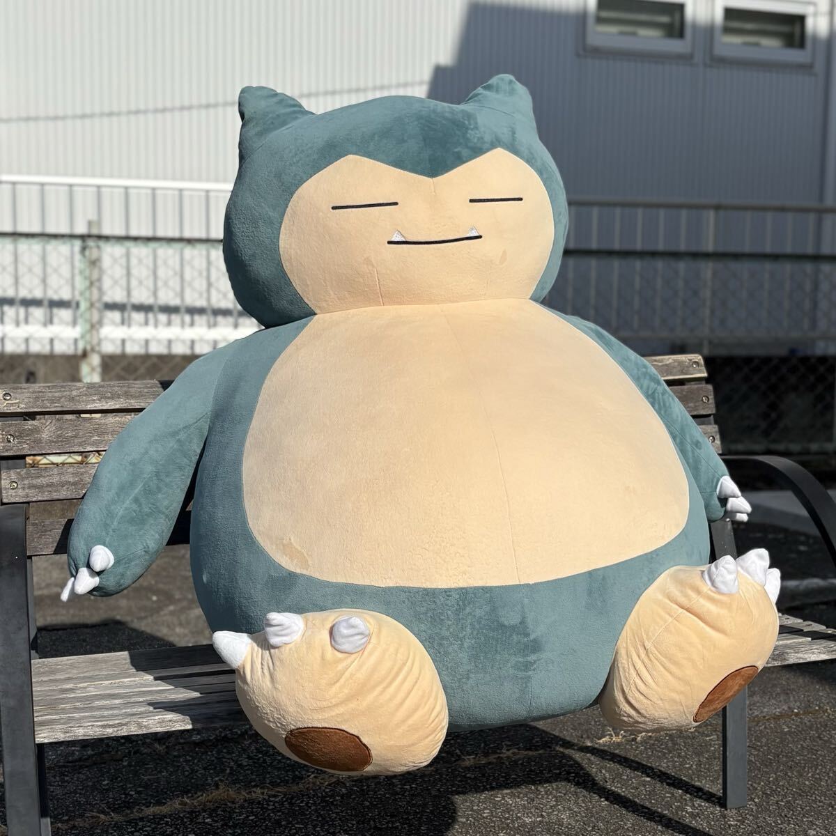 【激レア・美品】ポケモンセンター限定 受注生産 特大カビゴン ぬいぐるみ タグ付 2018年 ポケモンセンター限定 受注生産 特大ぬいぐるみ 超ビッグサイズ
