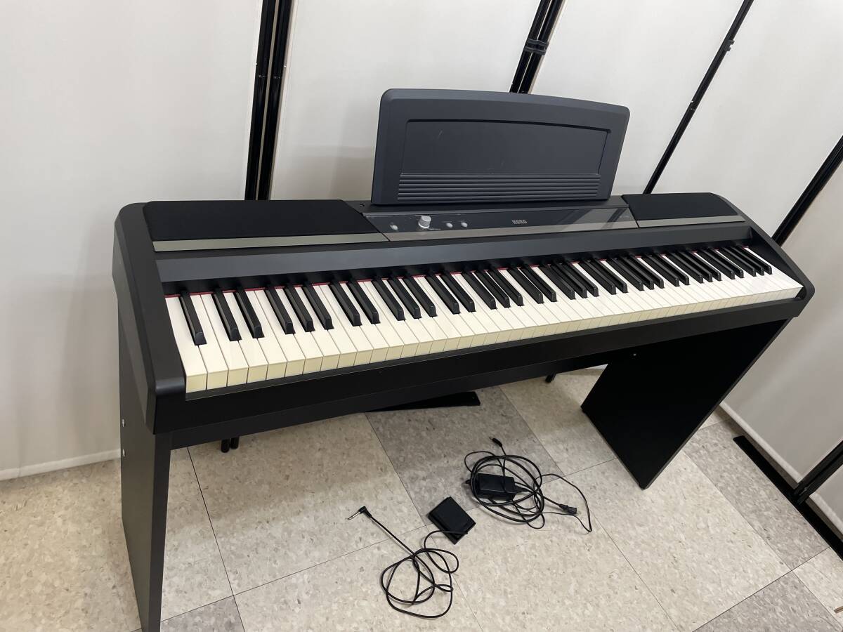 KORG SP-170S　本体と付属品（アダプター、ペダル、譜面立て）と別売り専用スタンドと別売り専用バッグ　現状8つ音が出ません　現状品です_1