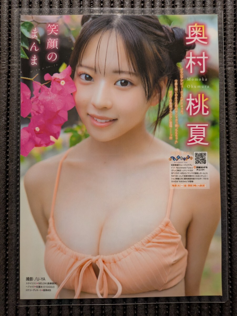 厚手150μラミネート加工/奥村桃夏】ヤングマガジン2025年No.34