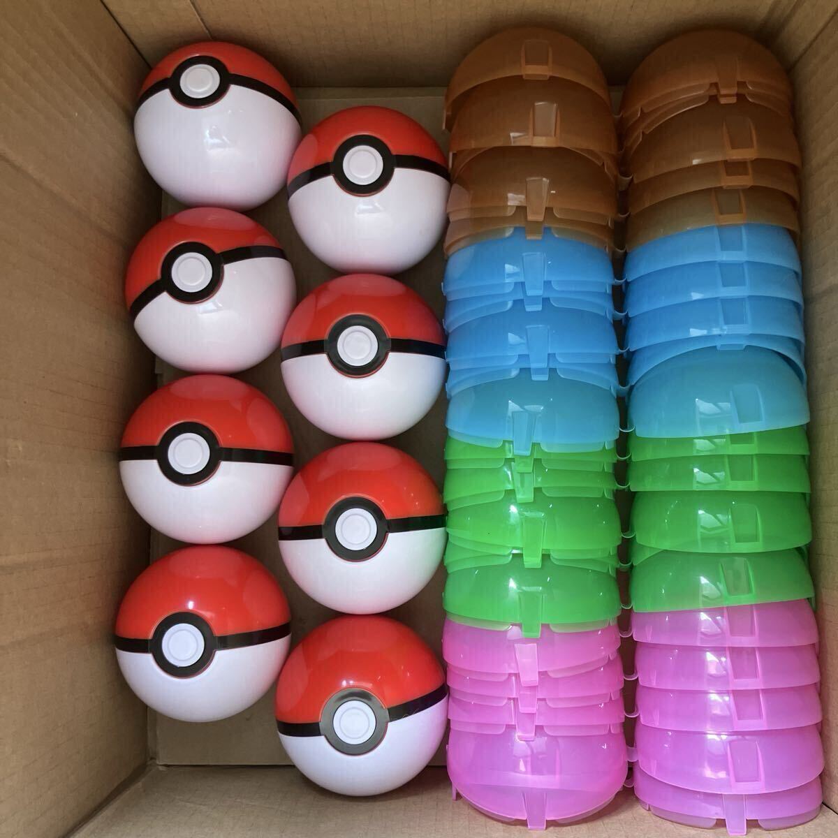 No.1 空カプセル ポケモン モンスターボール まとめ売り 70個以上 直径