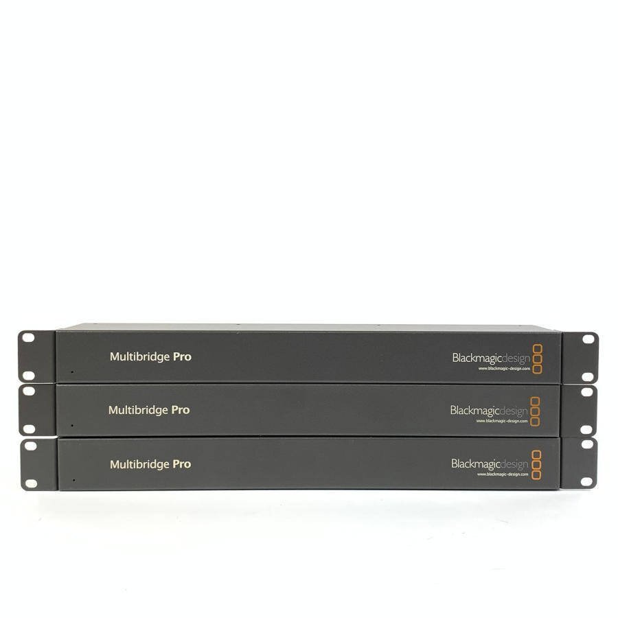 Blackmagic design ブラックマジックMultibridge Pro ビデオキャプチャー コンバーター 3台セット ACアダプタ ...