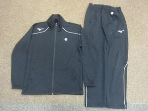 ミズノ　ジャージ上下セットアップ　メンズM 黒 トラックスーツ上下 トラックジャケット