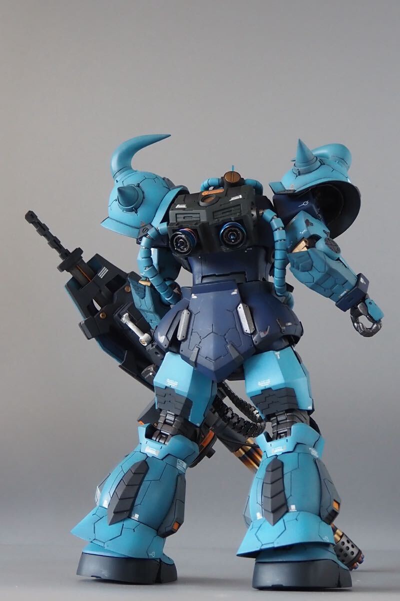 MG グフカスタム MS-07B-3 グフ バージョン2 完成 全塗装 ガンダム