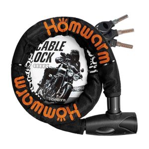 バイクロック チェーンロック バイク 自転車 ワイヤーロック