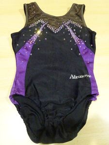 エアムーブ Airmove 女子 体操 レオタード ノースリーブ サイズJL 子ども ジュニア 120～