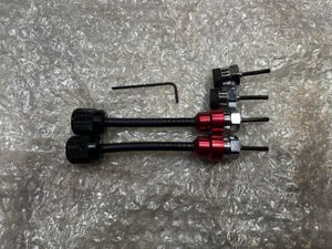 BLITZ ブリッツ 車高調用減衰ダイヤル１台分＋延長ケーブル約１００ミリセット 中古品 ヤ