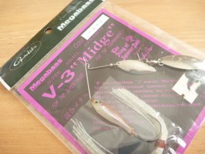 新品 Megabass メガバス V-３MIDGE ミッジ 3/16oz WAKASAGI ワカサギ