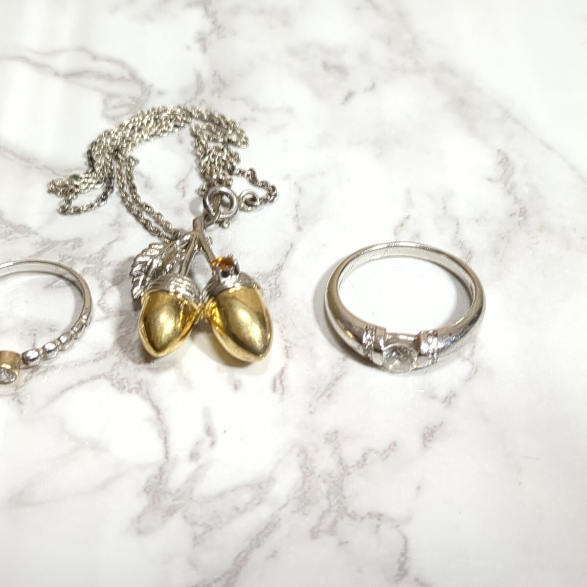 100点以上まとめ売り】【一部10K刻印有り】シルバー SILVER 925 リング 