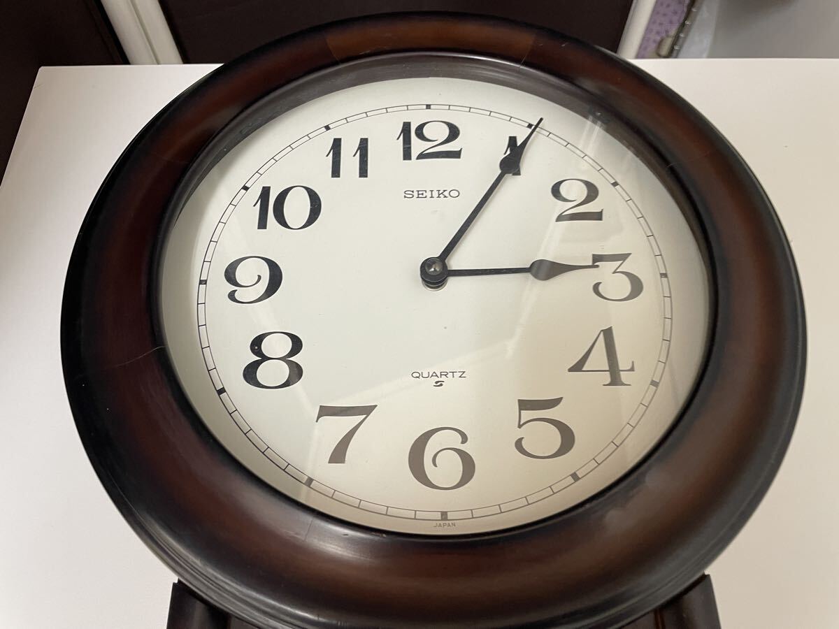 SEIKO セイコー 掛け時計 振り子時計 柱時計 レトロ アンティーク