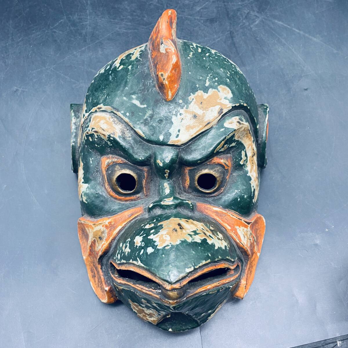 伎楽面 迦楼羅の値段と価格推移は？｜1件の売買データから伎楽面 迦楼