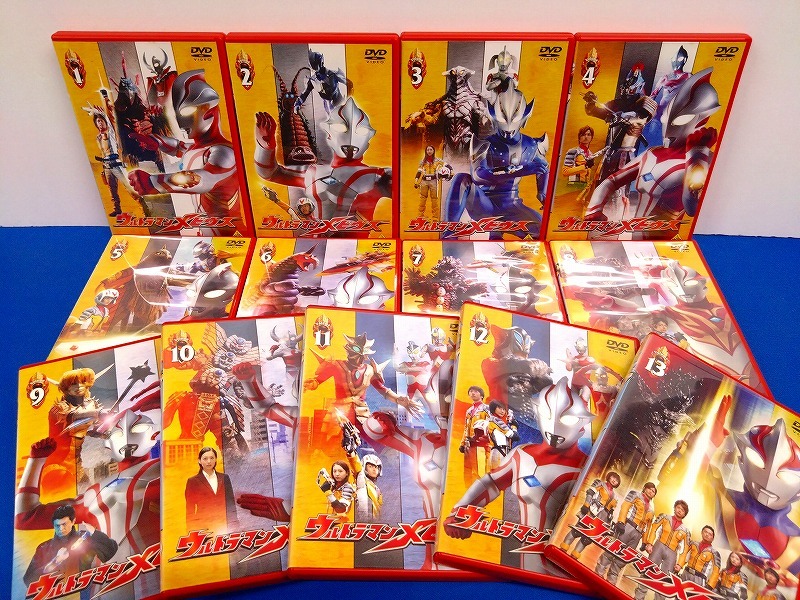 DVD】ウルトラマンメビウス 全13巻セット☆全50話☆五十嵐隼士/仁科