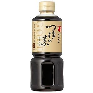 にんべん つゆの素ゴールド 500mL(3倍濃厚) かつお節 昆布 めんつゆ 1699年創業 鰹節・だ