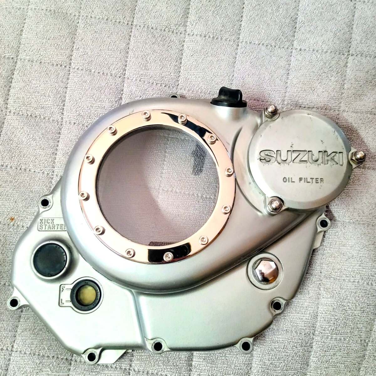 希少品 GSX1400用 GSG MOTOスケルトンクラッチカバー中古品 Webike