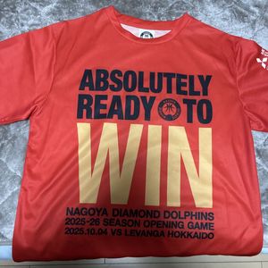 名古屋ダイヤモンドドルフィンズ Bリーグ 開幕戦Tシャツ レッド　AGアリーナ開幕