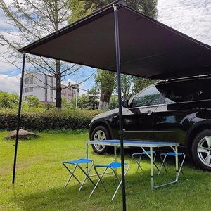 人気新品！カーサイドタープ 車 タープ サイドオーニング カーサイドオーニング 高さ調節