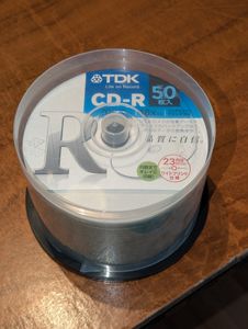 【開封動作確認品】TDK CD-R 50枚パッケージ 700MB　インクジェット対応