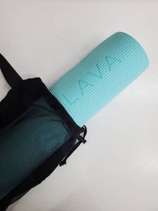 【ラバ LAVA】 ヨガマット ヨガラグ マット 収納袋付き グリーン系 61×145㎝