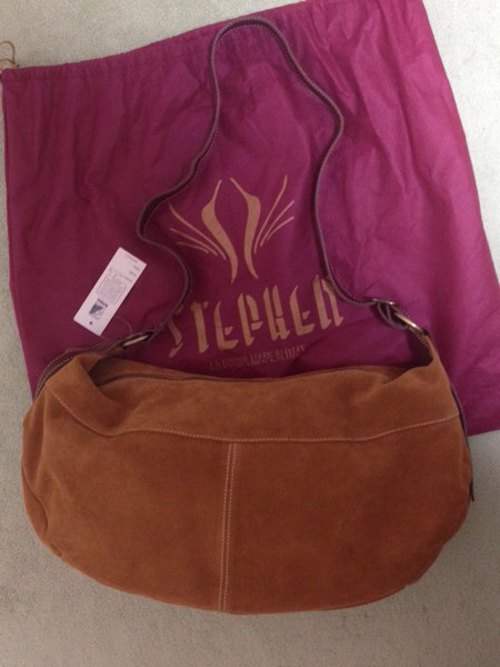 ステファン STEPHEN スエード ショルダー 未使用 タグ付 値下げ!