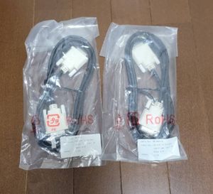 ★新品未使用★DVI-D(M)ーDVI-D(M)ケーブル(Black)2M（実測約1.8m×2本）