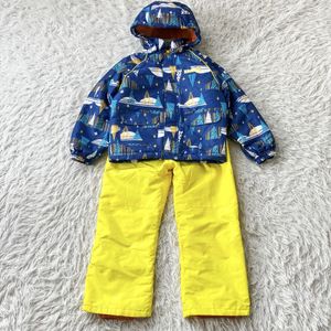 送料無料 状態良 RESEEDA スキーウェア 上下セット スノーウェア キッズ ジュニア 子供