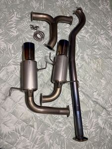 売り切り　近藤エンジニアリング　極フルチタンマフラーサーキットスペック2本出し　WRX