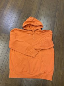 90s FOUNDRY パーカー オレンジ セーフティオレンジ 無地 カブリパーカー フーディー プ