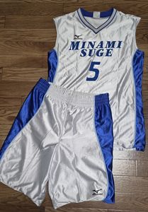 ミズノ 女子バスケ ユニフォーム 上下セット Oサイズ 南菅②