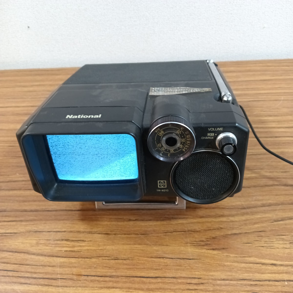 National ナショナル◇ポータブル 白黒テレビ TR-4010 昭和レトロ 当時