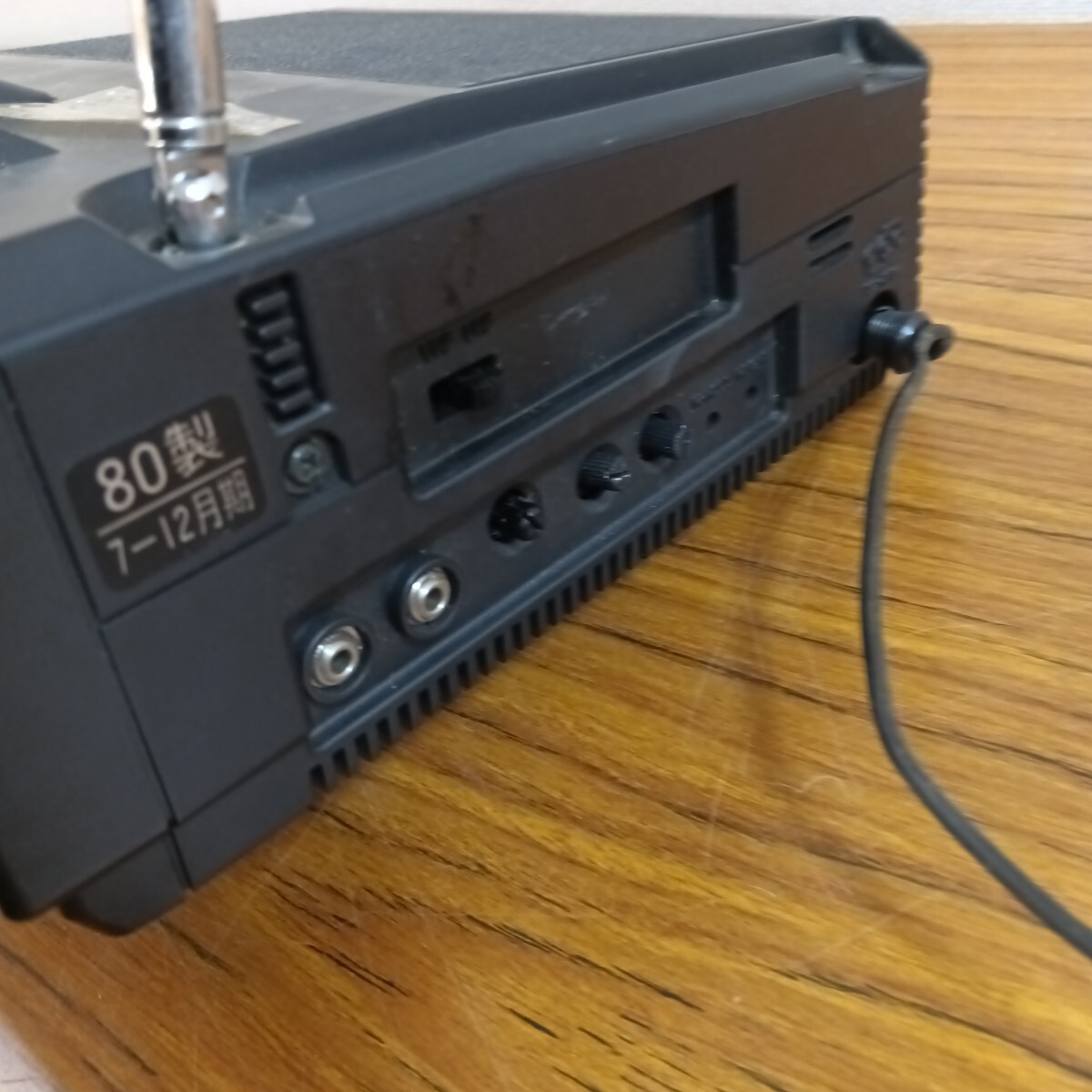 National ナショナル◇ポータブル 白黒テレビ TR-4010 昭和レトロ 当時