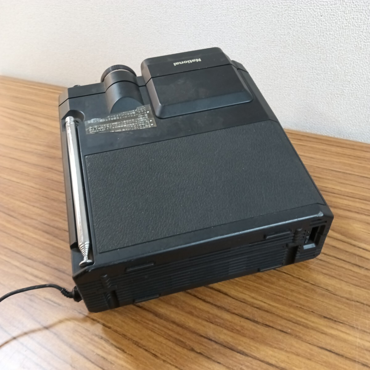 National ナショナル◇ポータブル 白黒テレビ TR-4010 昭和レトロ 当時