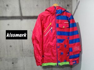 KISSMARK キスマーク フード付き 中綿 スノーボードジャケット M/ベンチレーション スノ