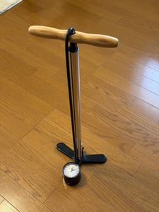  レザイン LEZYNE 空気入れ/フロアポンプ アロイスピードドライブ ABSヘッド　木製ハンド