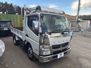 返金保証付:☆横浜市 平成23年 キャンター ダンプ 3t メッキ ルーフキャリア