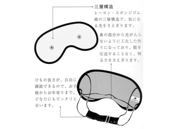 ☆送料無料☆ 中山式安眠マスク (アイマスク) 若草の色と香り_2