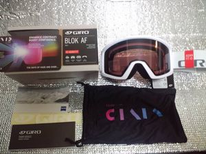 Ｗ◆新品◆眼鏡対応 ◆WHITE ◆GIRO ◆ゴーグル ◆全天候対応レンズ◆ジロ ◆男女◆ASIAN