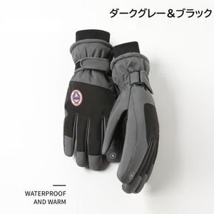 メンズ用 スキーグローブ スノーボードグローブ スキー手袋 防寒グローブ スマホ対応 裏