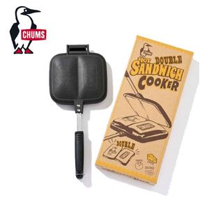 送料300円(税込)■vq012■チャムス ダブルホットサンドイッチクッカー(CH62-1180-0000-00