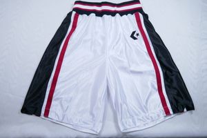 美品　コンバース converse　ホワイト＆ブラック　バスケ　ゲームパンツ　サイズM　ブラ