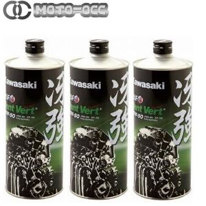 在庫有り 当日発送 Kawasakiエンジンオイル 3本 カワサキエルフ・Vent Vert(ヴァン・ヴェ