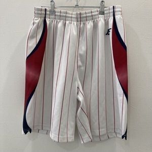 TNZ3095 BF バスパン バスケ ハーフパンツ ジャージ ホワイト LL