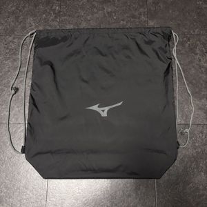 ミズノ マルチ袋 グラブ袋 ニット袋 ブラック 黒 スポーツ 巾着袋 ケース グラブ グロー