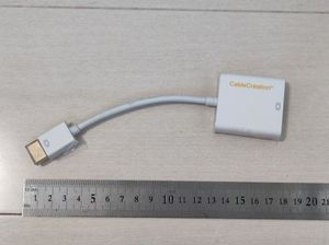 CableCreation ゴールドメッキ HDMI - VGAアダプター PC ノートパソコン HD DVDなどに ブ