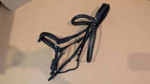 ● 現状品 ● Kavalkade カヴァルケイド カバルケイド 頭絡 馬具 黒 ブラック 乗馬 馬術