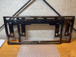 コペン ナンバーフレーム ブラック ダイハツ純正オプション COPEN