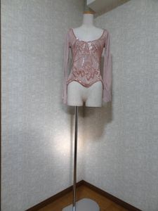 ☆ レディース　社交ダンス　ダンス　ダンス衣装　ブラウス　カットソー　ニット　装飾　