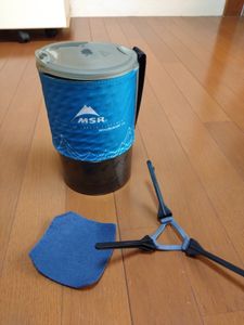 MSR ウィンドバーナーアクセサリーポット 1.8L (モンベル イスカ ダウン シュラフダウン