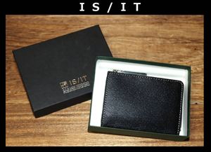 送料無料 即決【未使用】 IS/IT ★ ペッパー タンニン鞣し 牛革 小銭入れ ★ イズイット