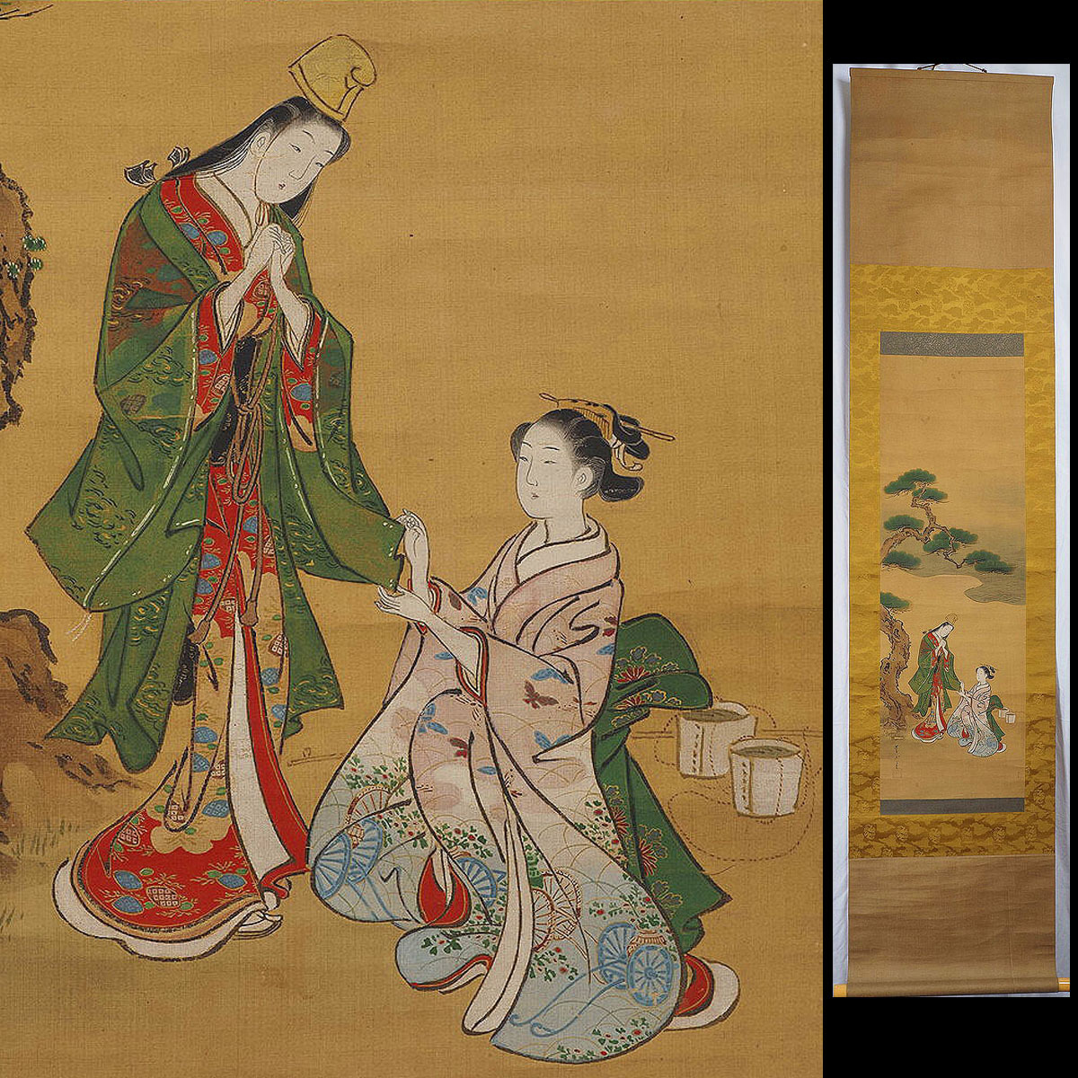 肉筆絹本掛軸の値段と価格推移は？｜83件の売買データから肉筆絹本掛軸