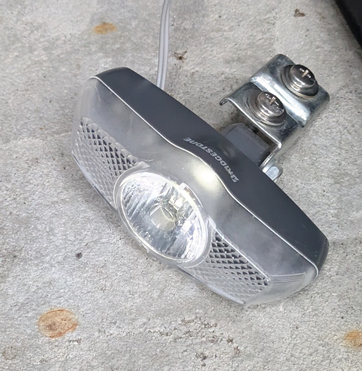 ブリヂストン ハブダイナモ用LEDオートライト 自転車 点灯虫 (白色燈 
