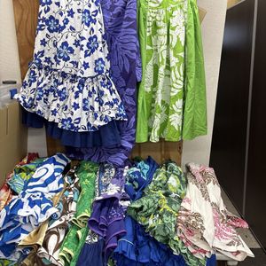 ② フラダンス フラダンス衣装 フラドレス ワンピース 15枚 サイズ色々まとめて ※同梱不